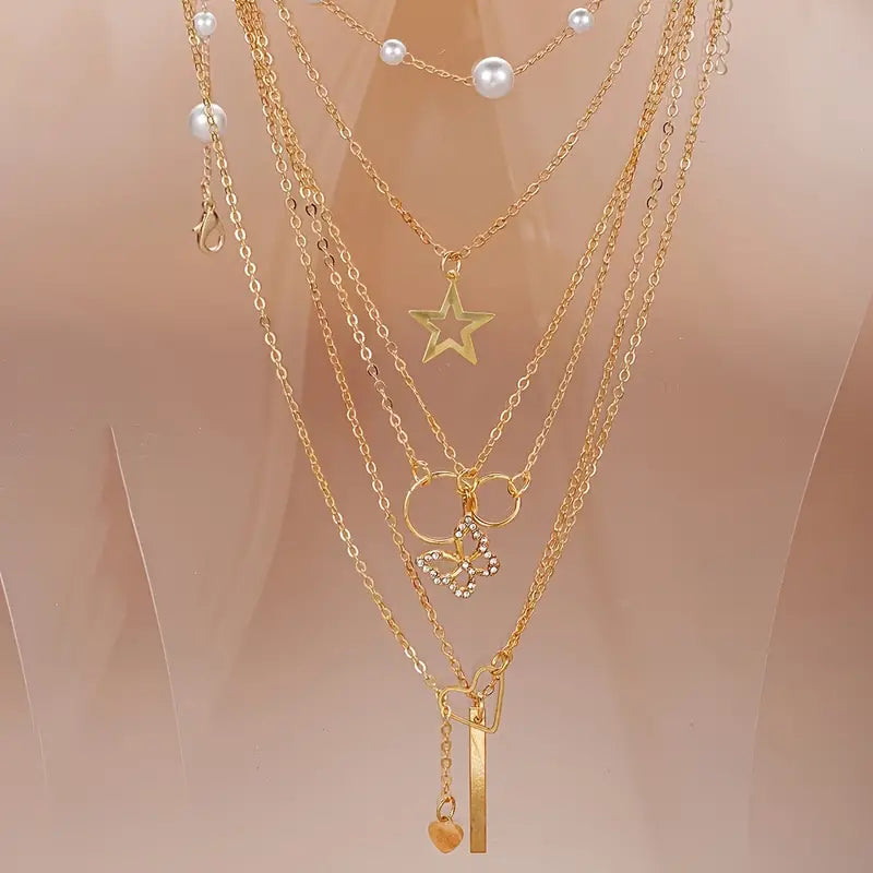 86pcs Elegant Jewelry Set for Women – Necklaces, Earrings & Rings – Trendy Everyday or Party Gift