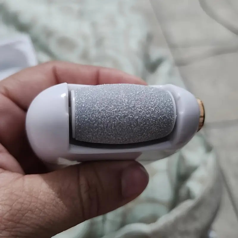 Rechargeable Electric Foot Grinder – 1pc with 3 Replaceable Heads, USB Charging