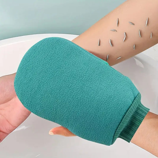 Exfoliating Shower Gloves – Dual-Sided Bath Mitts for Body Scrub & Massage