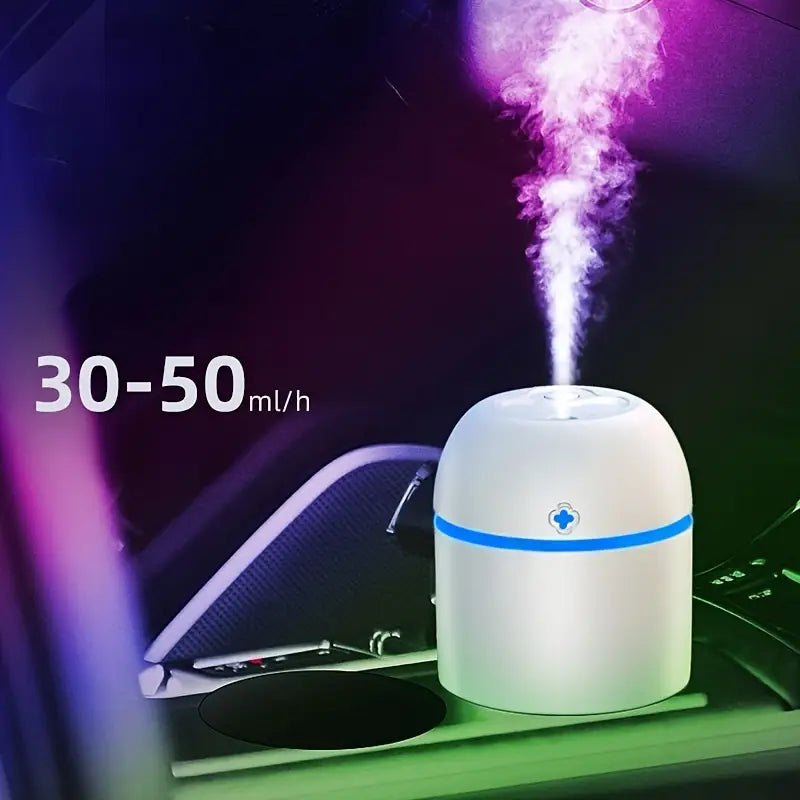 USB Aromatherapy Humidifier – Portable Diffuser with Colorful Atmosphere Lamp for Home, Office & Car