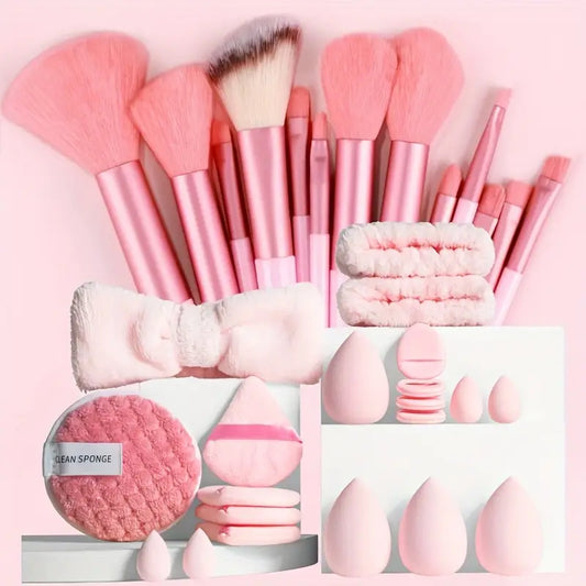 Soft Makeup Brush Set – Hypoallergenic, Professional, All Skin Types