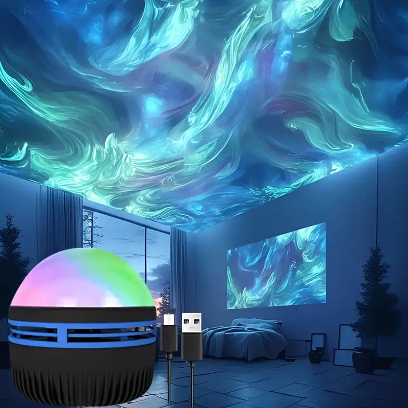 WeBeqer Arctic LED Table Lamp – USB-Powered Color-Changing Night Light, Dimmable & Decorative