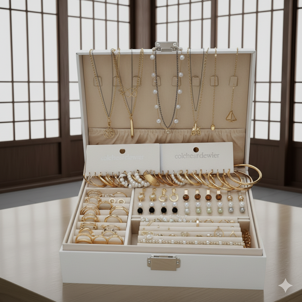 86pcs Elegant Jewelry Set for Women – Necklaces, Earrings & Rings – Trendy Everyday or Party Gift