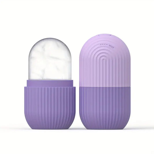Silicone Facial Ice Globe – Reusable Cooling Roller for Skincare & Puffiness Relief